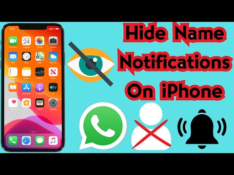 How to Hide WhatsApp Sender Name from iPhone Notification