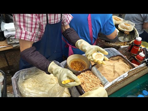 17년 서문시장 부부호떡!! 만들자 마자 팔리는 호떡! 찹쌀이라 맛이 달라요