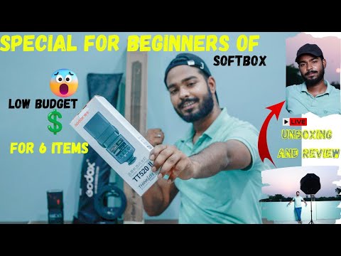 💲 Best softbox for beginner😯 full review unboxing with arman picture #unboxingvideo #softboxlighting