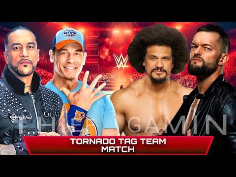 WWE 2K24 • Tornado Tag Team Match - Damian Priest John Cena VS Finn Balor Carlito | WWE