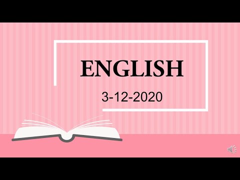 PRESCHOOL ENGLISH LESSON (What we do at home)