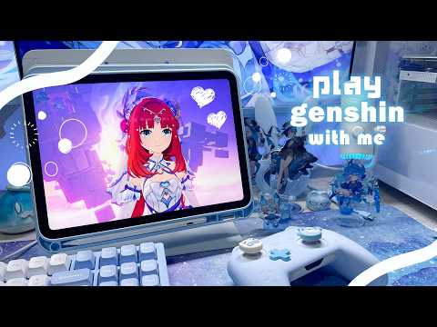 【play with me】🌼 原神 🌼/新衣装のニィロウちゃんが超かわいすぎる…！【genshin impact】 60min of game play┊jp dub, ipad 10gen