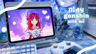 【play with me】🌼 原神 🌼/新衣装のニィロウちゃんが超かわいすぎる…！【genshin impact】 60min of game play┊jp dub, ipad 10gen