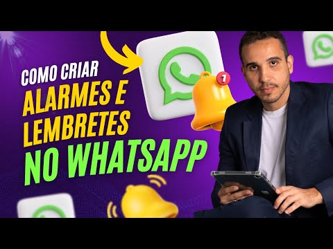 Como CRIAR ALARMES E LEMBRETES NO WHATSAPP