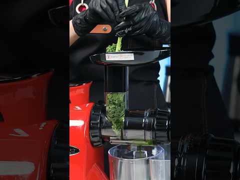 Kale Juicing Effortlessness with Omega Slow Masticating Juicer #kale #juicer