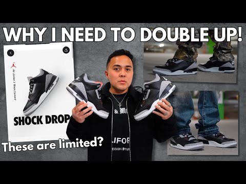 30 Days with the Jordan 3 Black Cement and Here's the TRUTH | LIMITED SHOCK DROP!