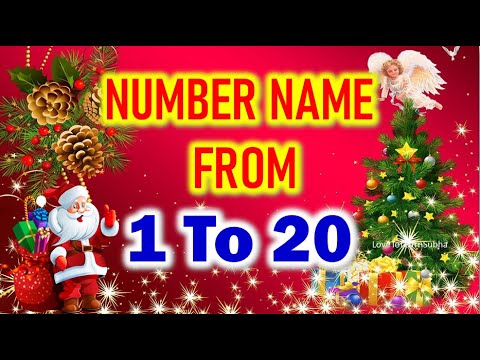 Number Names 1 To 20|Number Name |Number Spelling 1 to 20|Number In Words 1 to 20|1 to 20 Spelling