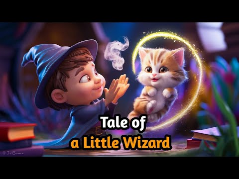 "The Little Wizard’s Big Spell | A Magical Kids Story About Courage,Friendship | Bedtime Stories"