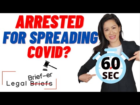 Arrested for Spreading Covid? Lawyer Explains. | #shorts