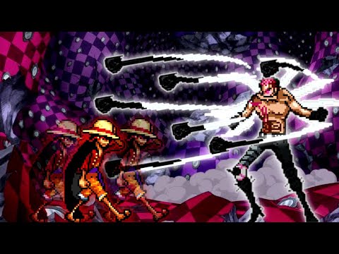 Wano Luffy V4 OP (all form) VS Katakuri V4 OP Buff in Jump Force Mugen