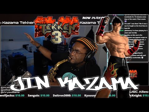 Pat RUNS THROUGH "Jin's Theme" from Tekken 3 ON SAXOPHONE