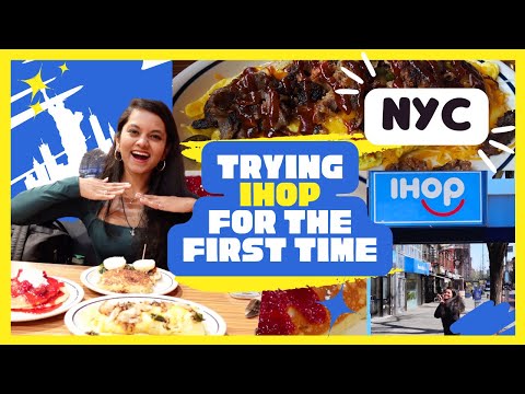 What to order at IHOP 🥞🍳💟 | Indian girl tries IHOP menu for the first time!