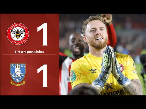 Flekken hero, Bees through to Quarters! glove 🧤🏆 | Brentford 1-1 Sheff Wed | Carabao Cup Highlights