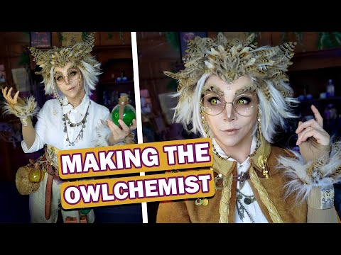 How I made 'the Owlchemist' (and how the ears move!)