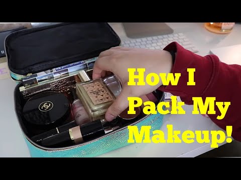 How I Pack My Makeup! *Organization*