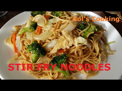 HOW TO COOK STIR FRY NOODLES