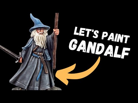 Painting the wandering wizard: Gandalf the Grey!