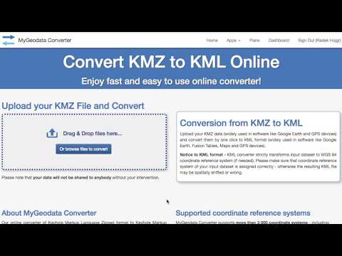 How to convert KMZ to KML (Quick conversion in less than a minute)