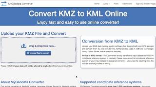 How to convert KMZ to KML (Quick conversion in less than a minute)