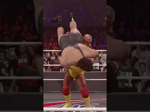 Hogan vs  Andre (WM 3) Throwback