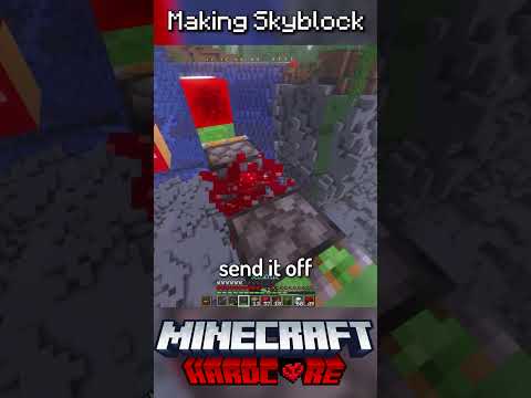 I Made Skyblock in Minecraft Hardcore #10