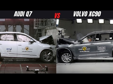 2024 Volvo XC90 vs 2024 Audi Q7 - Euro NCAP Crash Test Results | Which SUV is Safer?