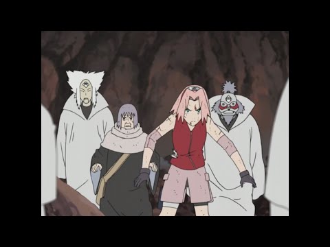 SASORI VS CHIYO AND SAKURA