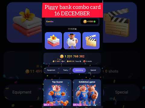 PIGGY BANK 16 DECEMBER COMBO CARD || LISTING SOON ||