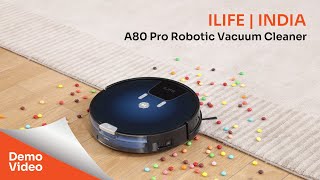 ILIFE A80 Pro Robotic Vacuum Cleaner Demonstration Video | Mobile Application & Maintenance