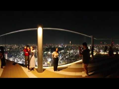 「360」SHIBUYA SKY 夜景 by insta360 X3 5.7K