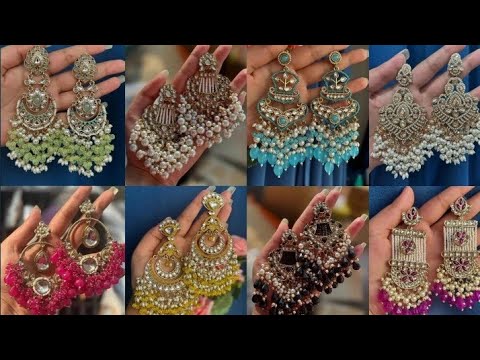 letest earring designs|trendy party,wedding wear earring|beautiful and fancy earring design's|