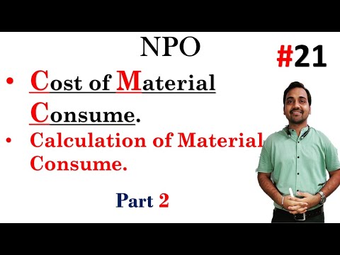 🔴 Cost of Material consumed || Consumable goods NPO |How to calculate|class 12 NPO |Part 2| VIDEO 21