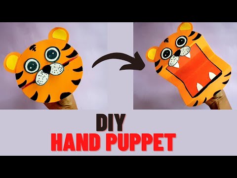 DIY Hand Puppet Ideas |Paper crafts for school | How to make hand puppet using paper |Animal toy DIY