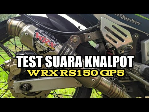 Knalpot WRX RS150 GP5 | Test SuaraNya | Jupiter MX #50