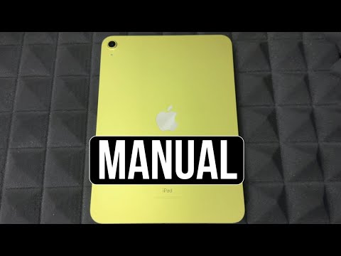 New iPad 10.9” - (10th Generation) - Manual for Beginners | How to Use iPad