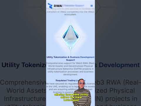 RWA Inc - Real World Asset Tokenization on a New Level! #short