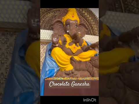 Chocolate Ganesha@vizag #chocolate👌 #ganeshidol#shortsyoutube #youtubeshorts #shorts #viralvideos