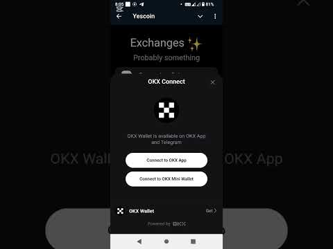 How to connect YESCOIN to OKX Wallet?