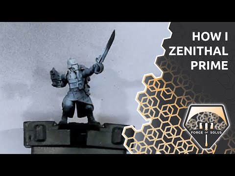 How I zenithally prime with an air brush | Warhammer Miniature Painting Wargaming