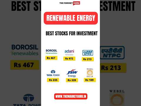 Do You Know Renewable Energy Stocks? #stockmarket #renewableenergy #stocks #adani #ntpc #tatapower