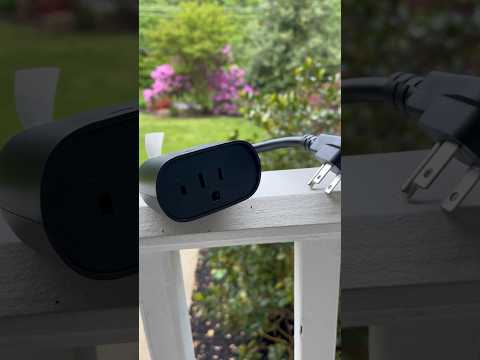 This outdoor smart plug makes hosting summer parties a breeze #smarthome #smartplug #kasa