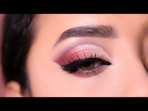 Sparkly Cut Crease Eyeshadow Look || Party Eye Makeup || Shilpa