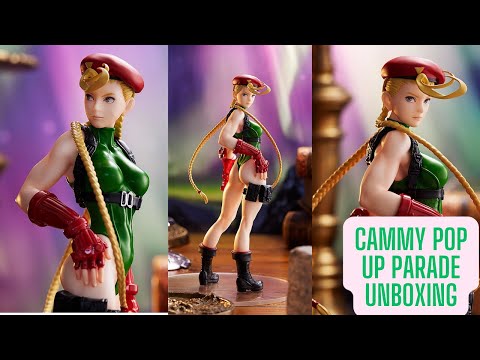 Street Fighter Cammy Pop Up Parade figure unboxing