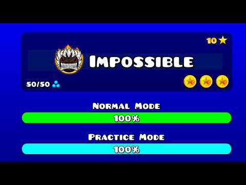 All Main Levels IMPOSSIBLE (Stereo Madness - Dash)