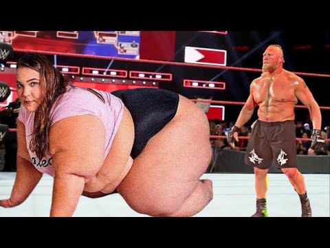 WWE All Time Best Matches🔥Brock Lesnar vs. Sumo Queen | WWE Main Event  Match🔥