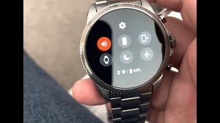 Fossil Smart Watch gen6 GoogleWearOS first swipes