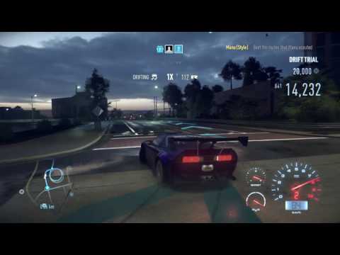 Need for Speed 2015 - Drift Trial in Honda NSX Type R with other players