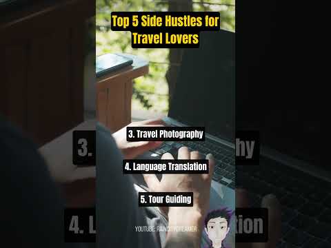 Top 5 Side Hustles For Travel Lovers 2024 #shorts