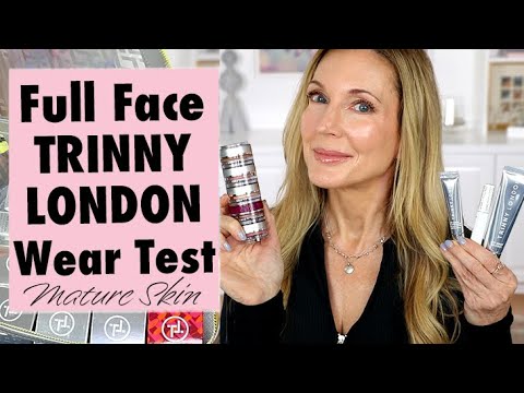 Testing Trinny London Makeup! Full Face of Cream Makeup on Mature Skin