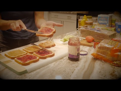 ASMR - Packing Lunch Bags / Making Sandwiches - Softly Spoken